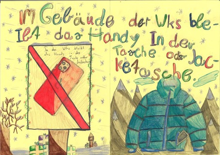 Plakatwettbewerb "Kein Handy im Schulgebäude"